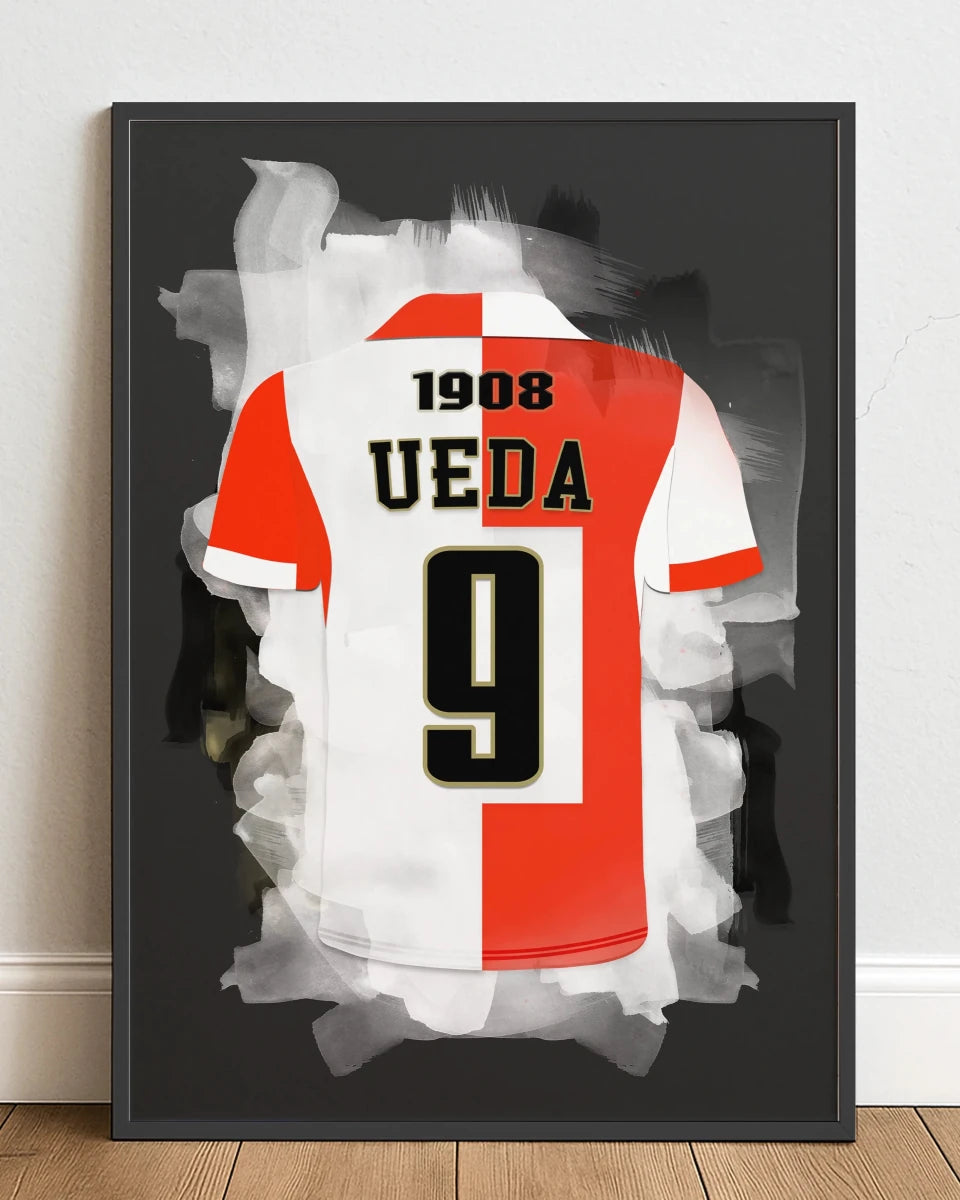 Ueda-Voetbal-Poster-Feyenoord-Fan-Cadeau