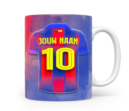 FC Barcelona mok met eigen naam - Fan voetbal kado