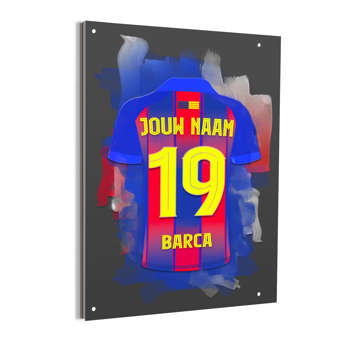 FC Barcelona Aluminium Dibond Wanddecoratie Jongenskamer 