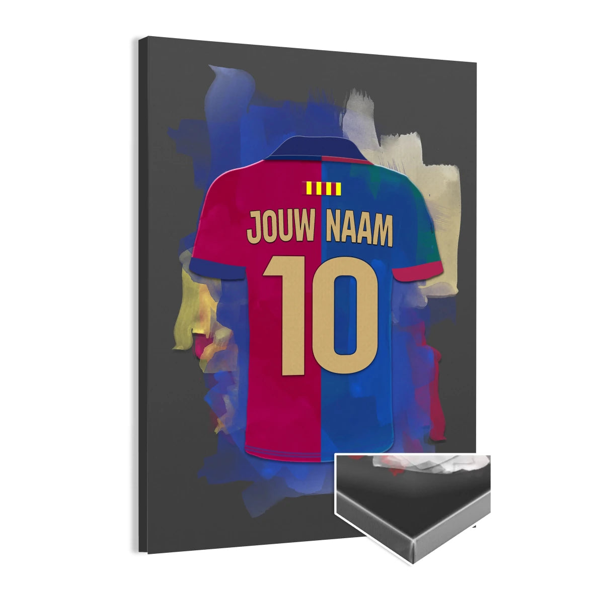 FC Barcelona Canvas Met Naam