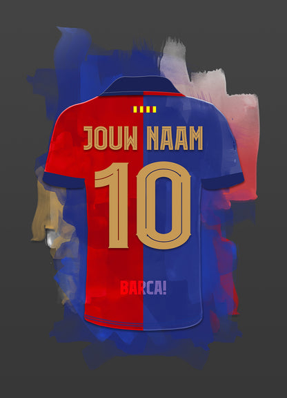 FC Barcelona wanddecoratie - Losse poster - Voetbal fan cadeau