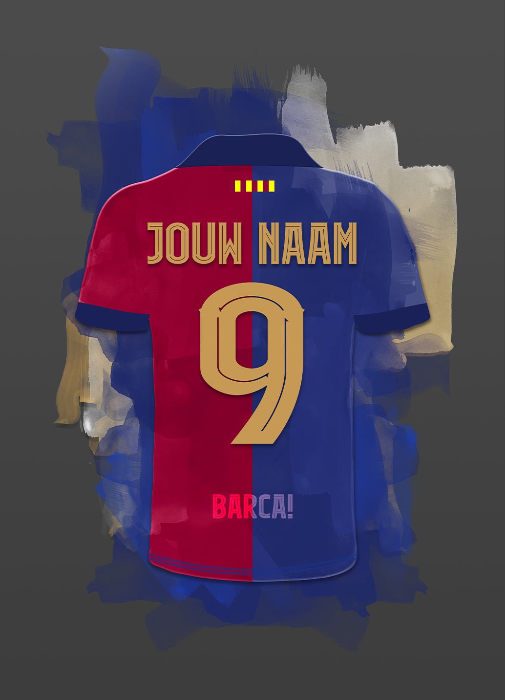 FC Barcelona wanddecoratie - Losse poster - Voetbal fan cadeau