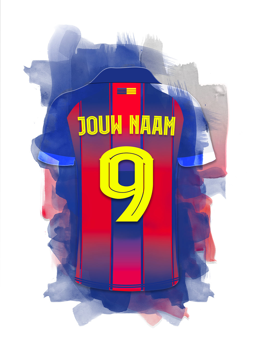 FC Barcelona poster met naam bestellen