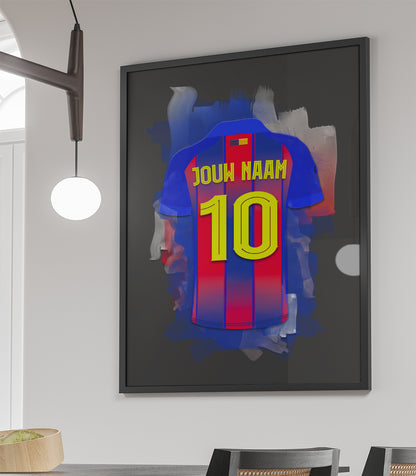 FC Barcelona poster met naam kopen