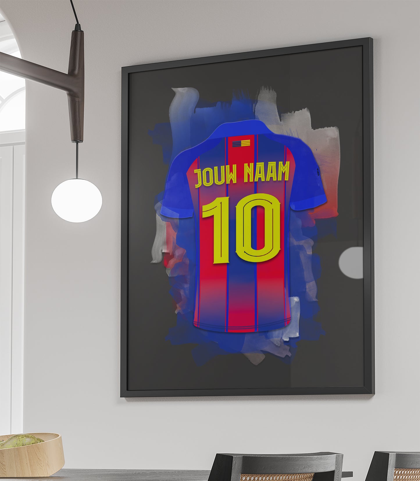FC Barcelona wanddecoratie - Ingelijste poster - Voetbal fan cadeau 