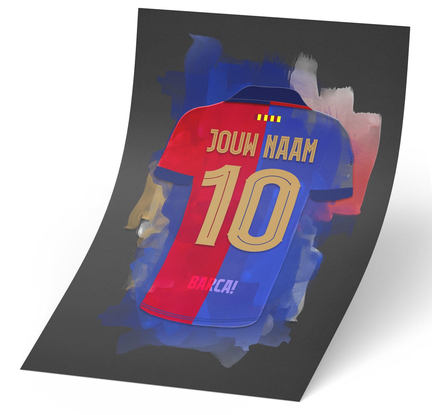 FC Barcelona wanddecoratie met personalisatie