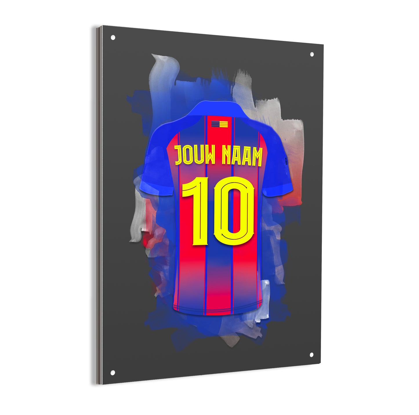 FC Barcelona wanddecoratie - Dibond poster - Voetbal fan cadeau 