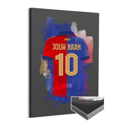 FC Barcelona wanddecoratie - Canvas poster - Voetbal fan cadeau