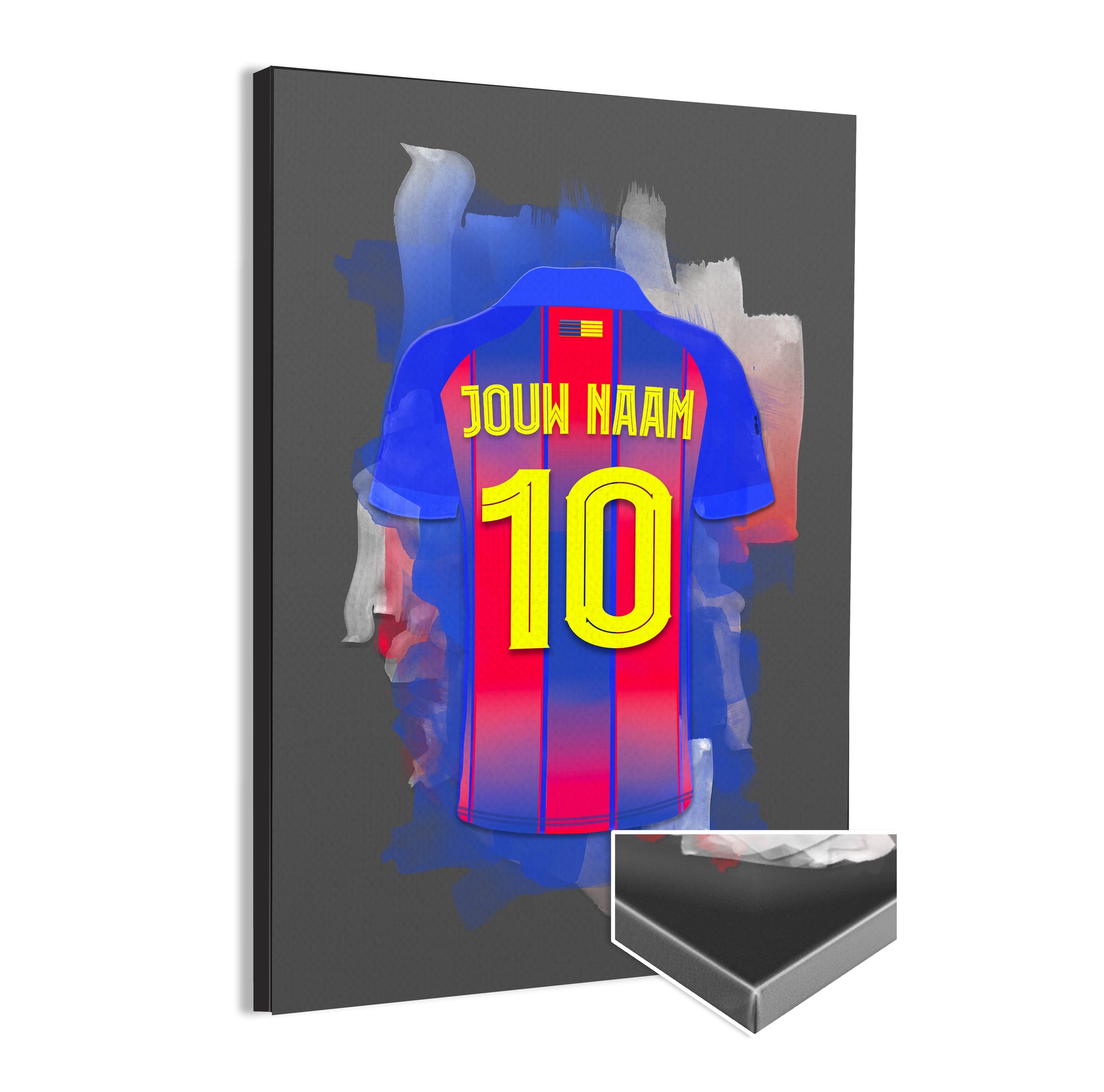 FC Barcelona wanddecoratie - Canvas poster - Voetbal fan cadeau 
