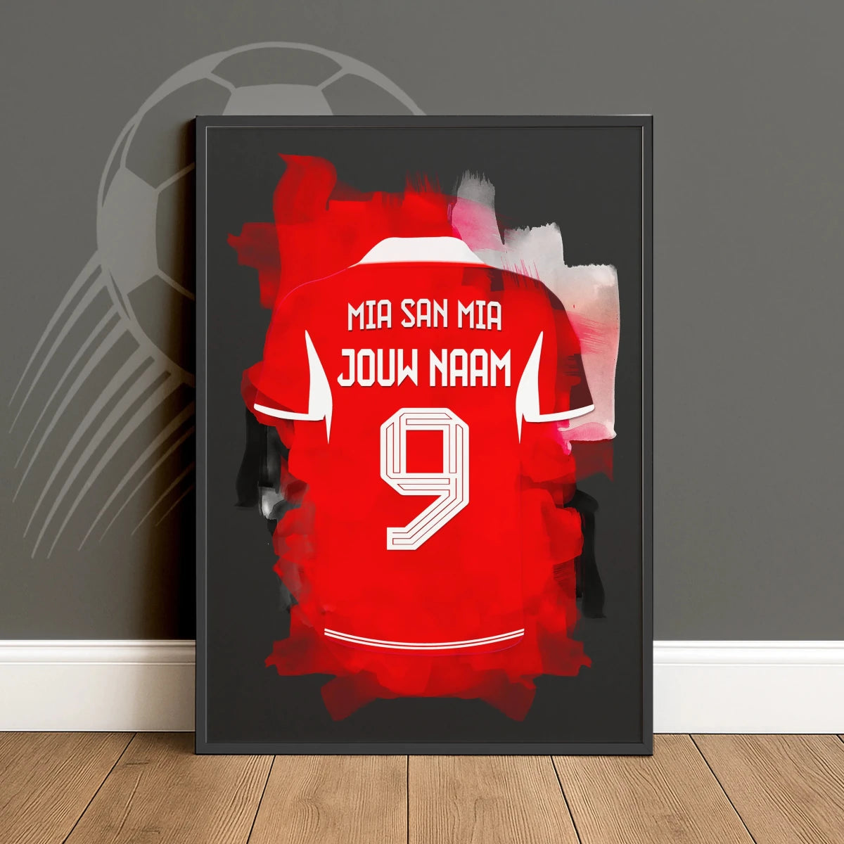 Bayern Munchen Voetbal Poster Met Eigen Naam Cadeau Idee