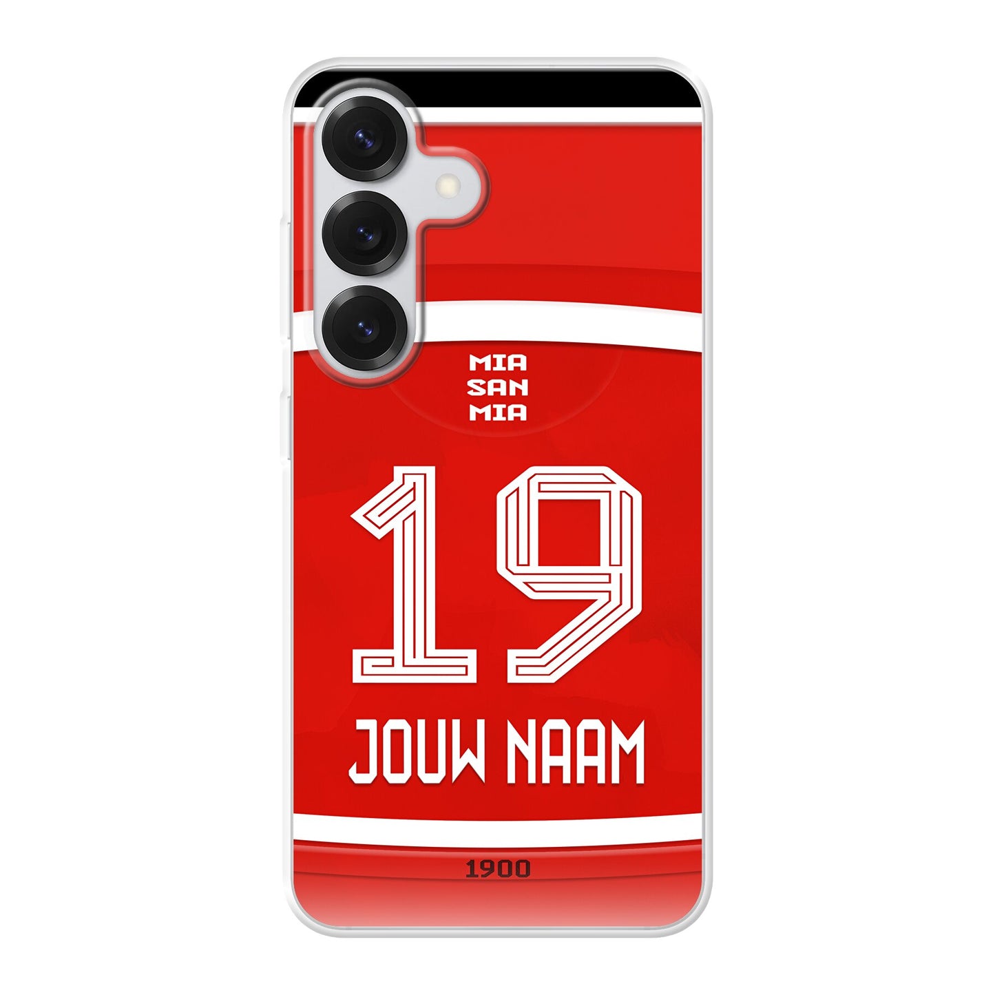 Bayern München telefoonhoesje met naam - FC Bayern - Samsung Galaxy