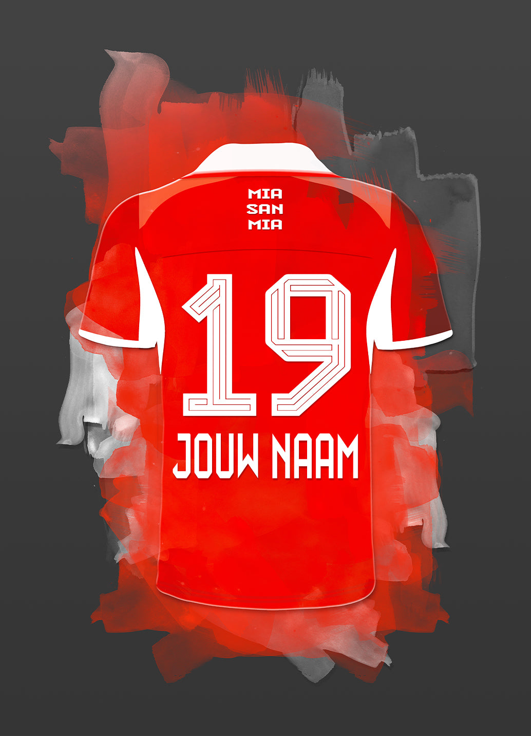 Bayeren Munchen losse poster met naam