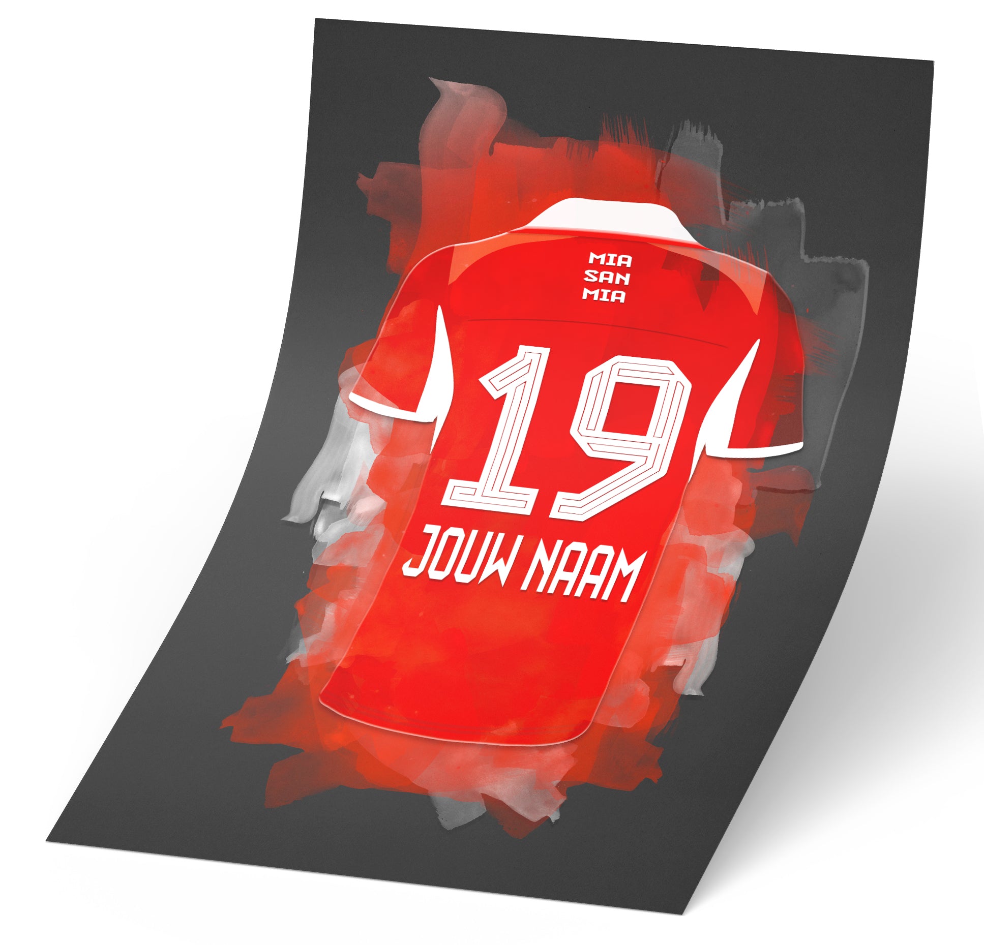 Bayeren Munchen premium poster met naam