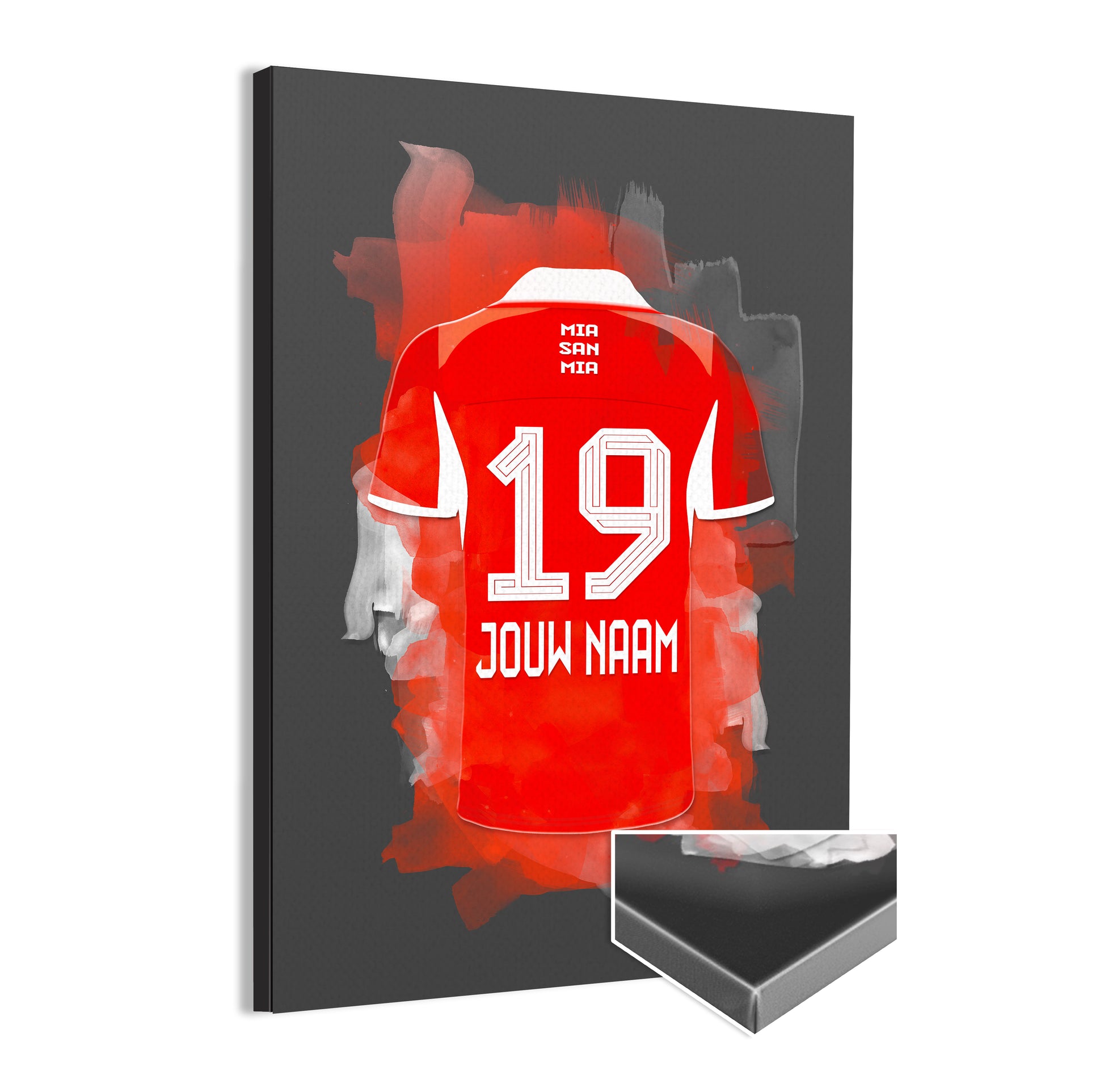 Bayeren Munchen canvas poster met naam