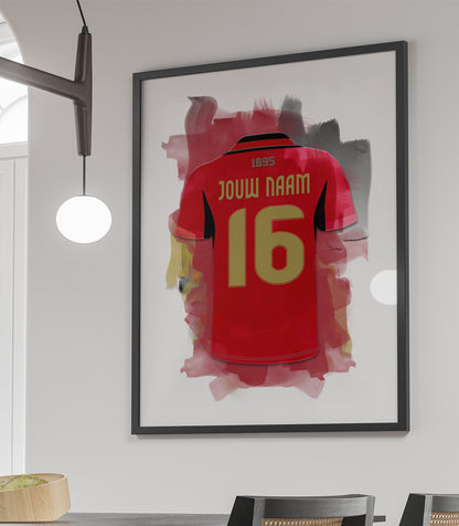 België Elftal poster met naam kopen