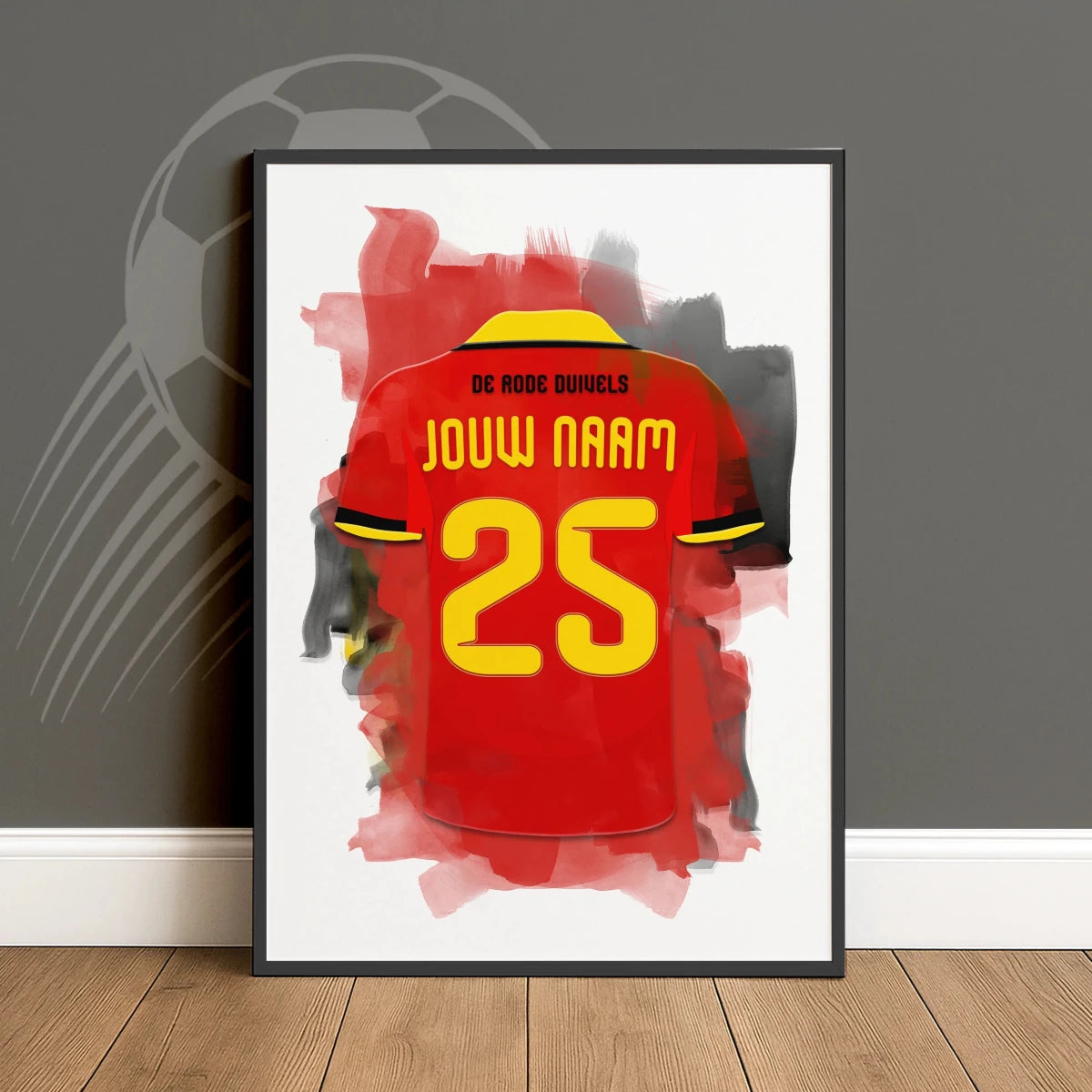 Belgisch Voetbal Elftal Voetbal Poster Voetbal Cadeau