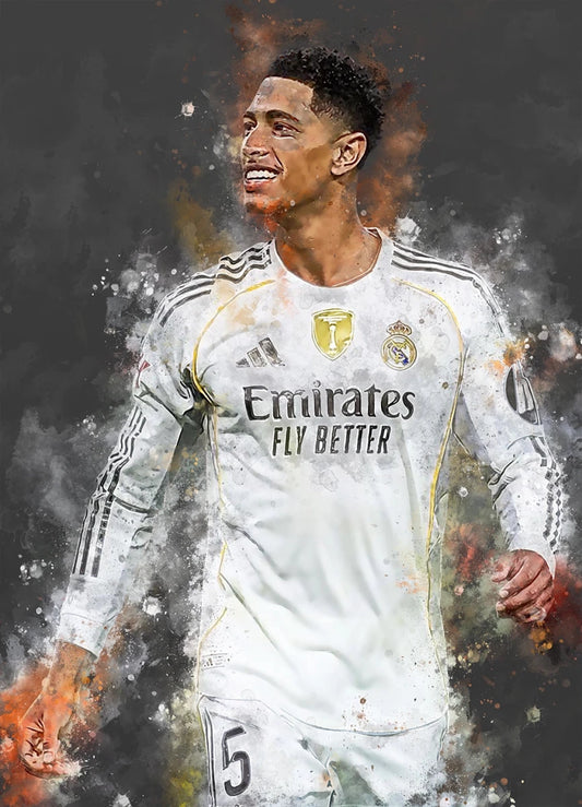 Jude Bellingham Voetbal Poster Jongenskamer Voetbalcadeau