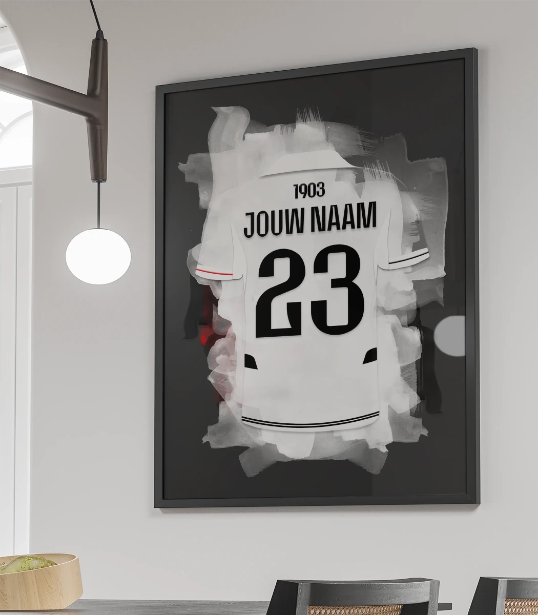 Beşiktaş JK Voetbal Poster Voetbalcadeau Muurdecoratie