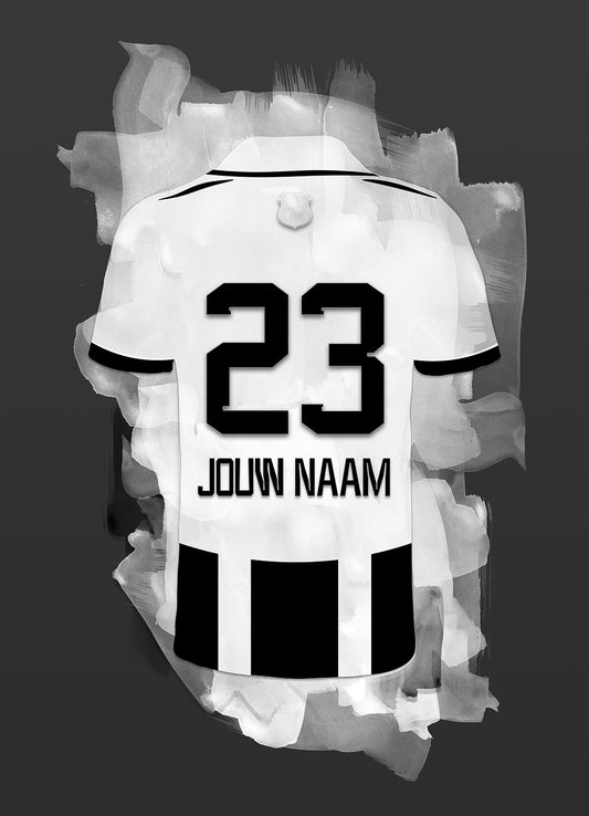 Besiktas poster met eigen naam en rugnummer - Besiktas poster met personalisatie