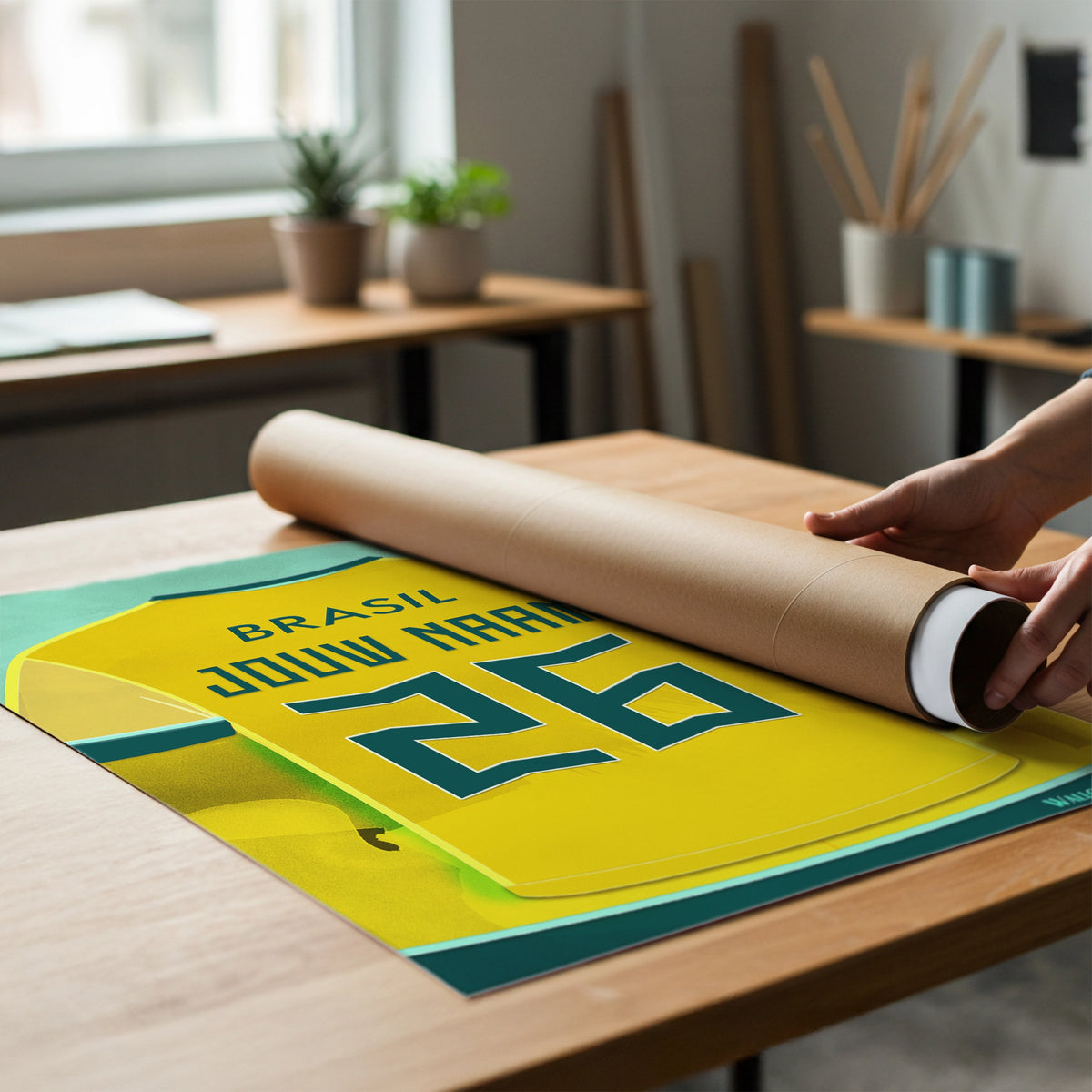 Brazilië Voetbalelftal Wanddecoratie Kopen