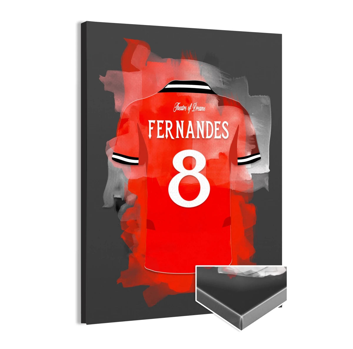 Bruno Fernandes canvas bij Manchester United - Canvas Cadeau
