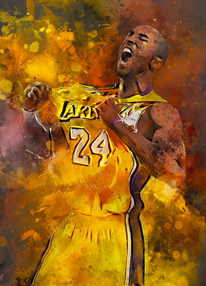 Kobe Bryant LA Lakers poster