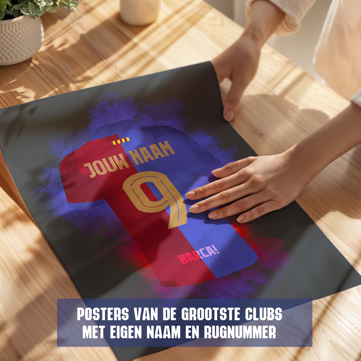 voetbalposters collectie met personalisatie 