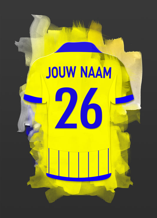 SC Cambuur wanddecoratie - Losse poster - Voetbal fan cadeau