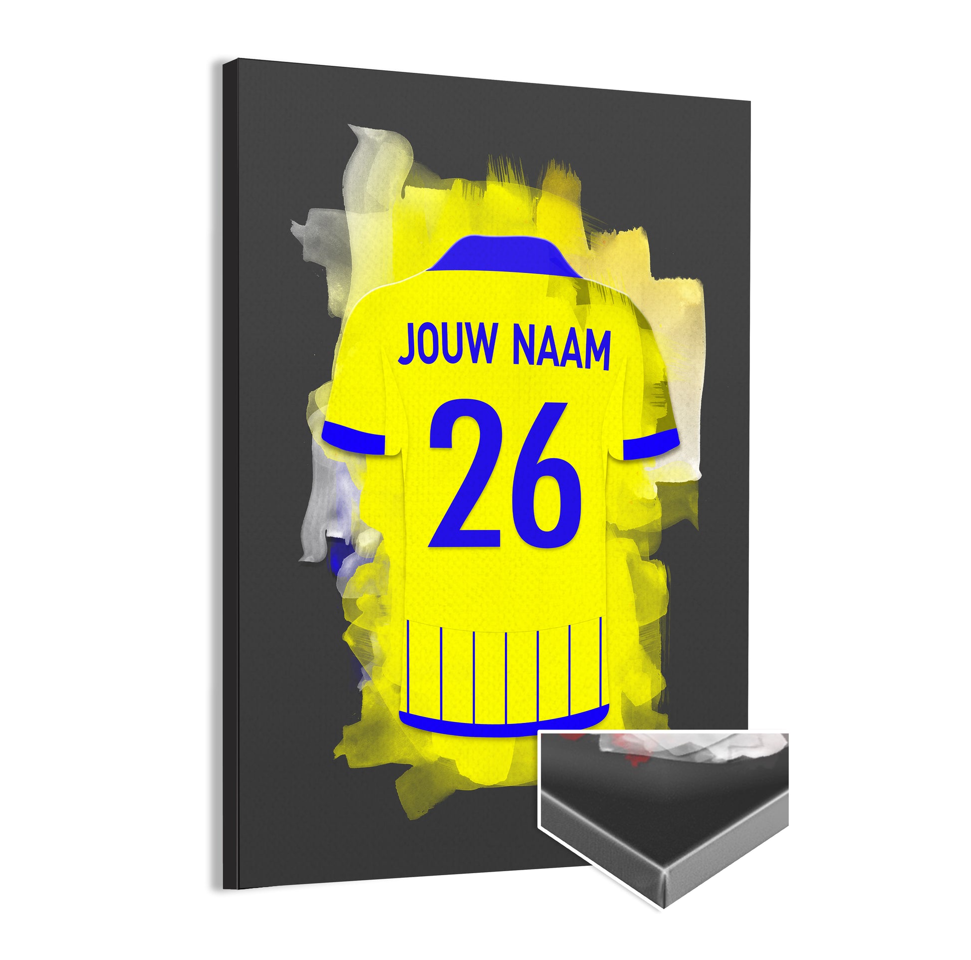 SC Cambuur wanddecoratie - Canvas poster - Voetbal fan cadeau