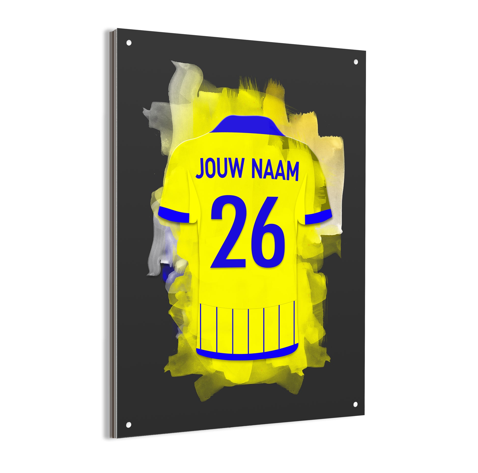 SC Cambuur wanddecoratie - Dibond poster - Voetbal fan cadeau