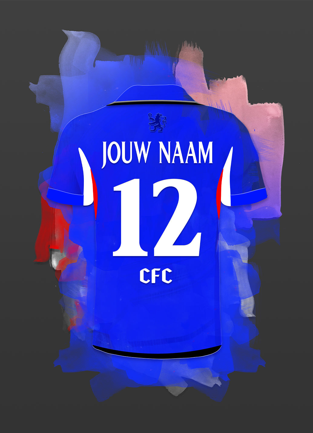 Chelsea wanddecoratie - losse poster met naam