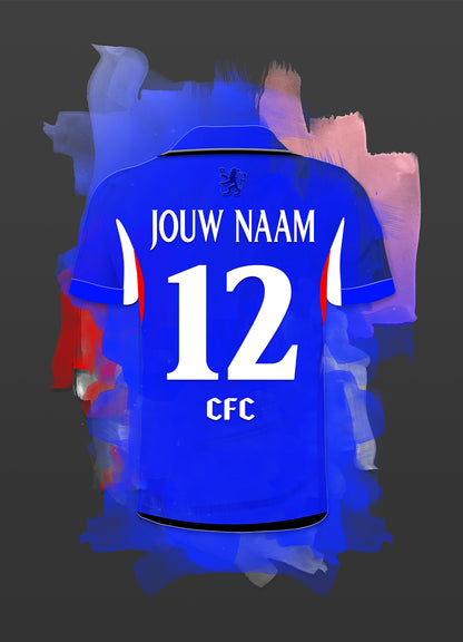 Chelsea wanddecoratie - losse poster met naam