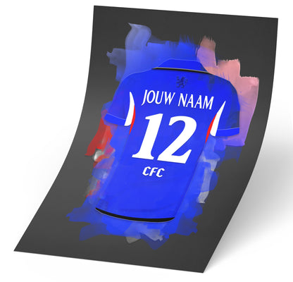 Chelsea wanddecoratie - HD Premium poster met naam