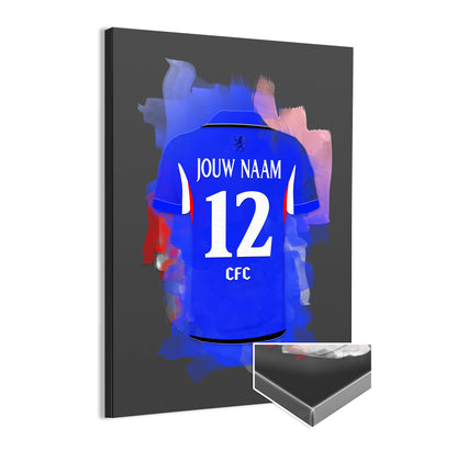 Chelsea wanddecoratie - canvas poster met naam