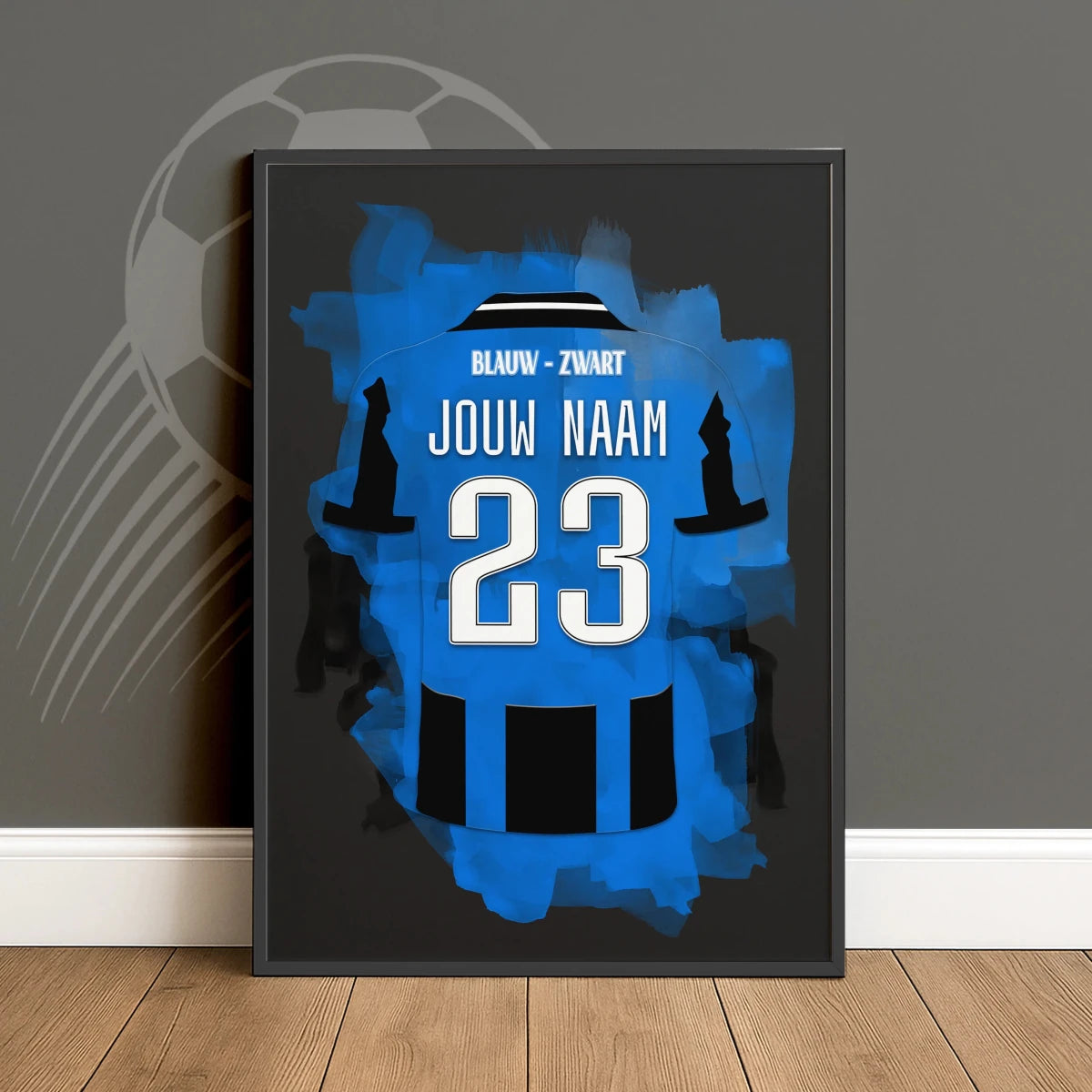 Club Brugge Poster Met Naam En Rugnummer Jongenskamer