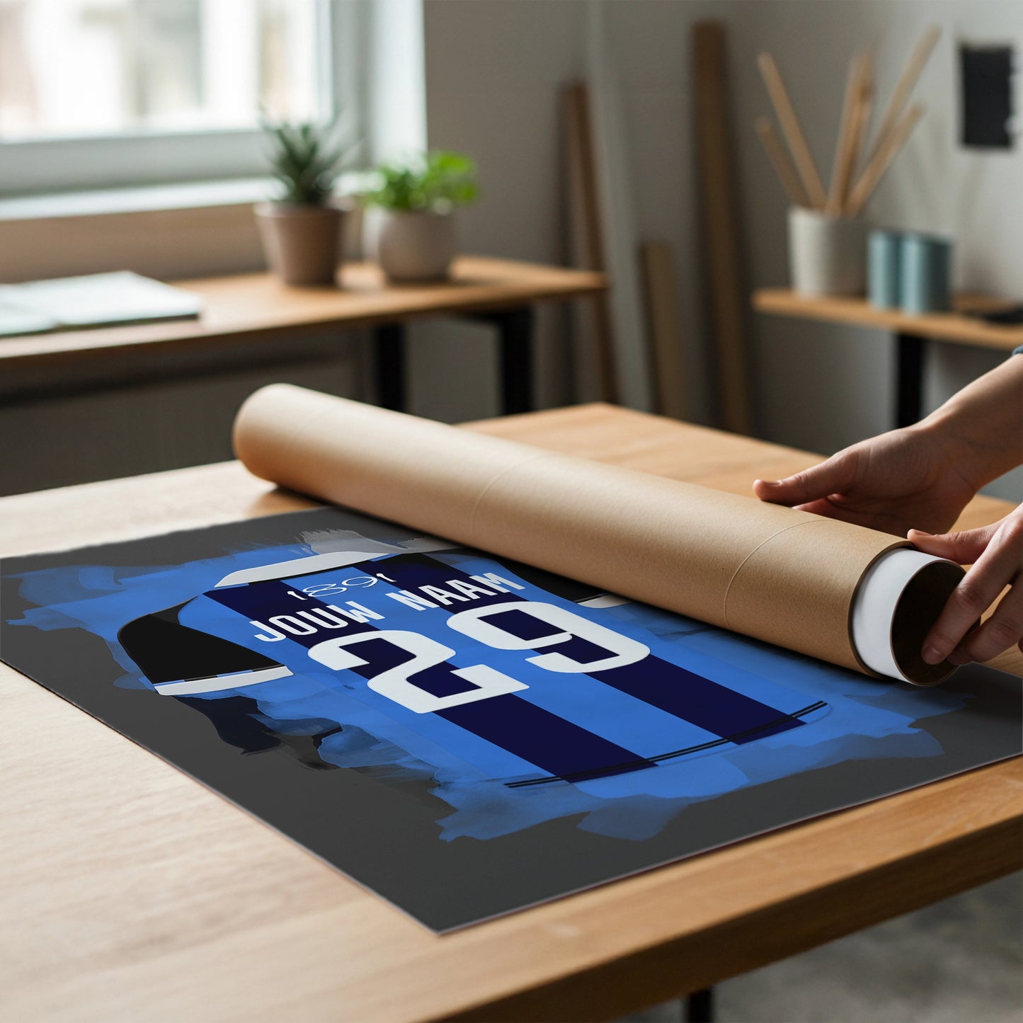 Club Brugge Voetbal Poster Eigen Naam En Rugnummer Bestellen Voetbalfan