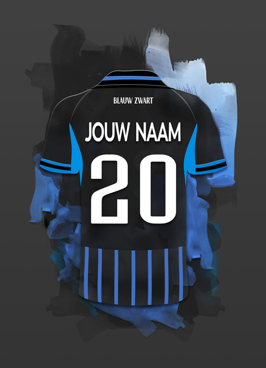 Club Brugge wanddecoratie - Losse poster - Voetbal fan cadeau