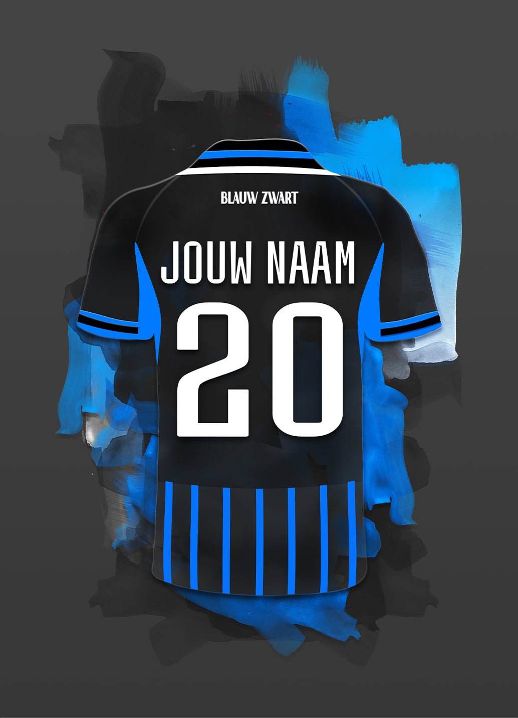 Club Brugge poster met naam kopen