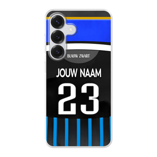 Club Brugge telefoonhoesje met naam - Samsung Galaxy voetbal telefoonhoesje - Club Brugge fan kado