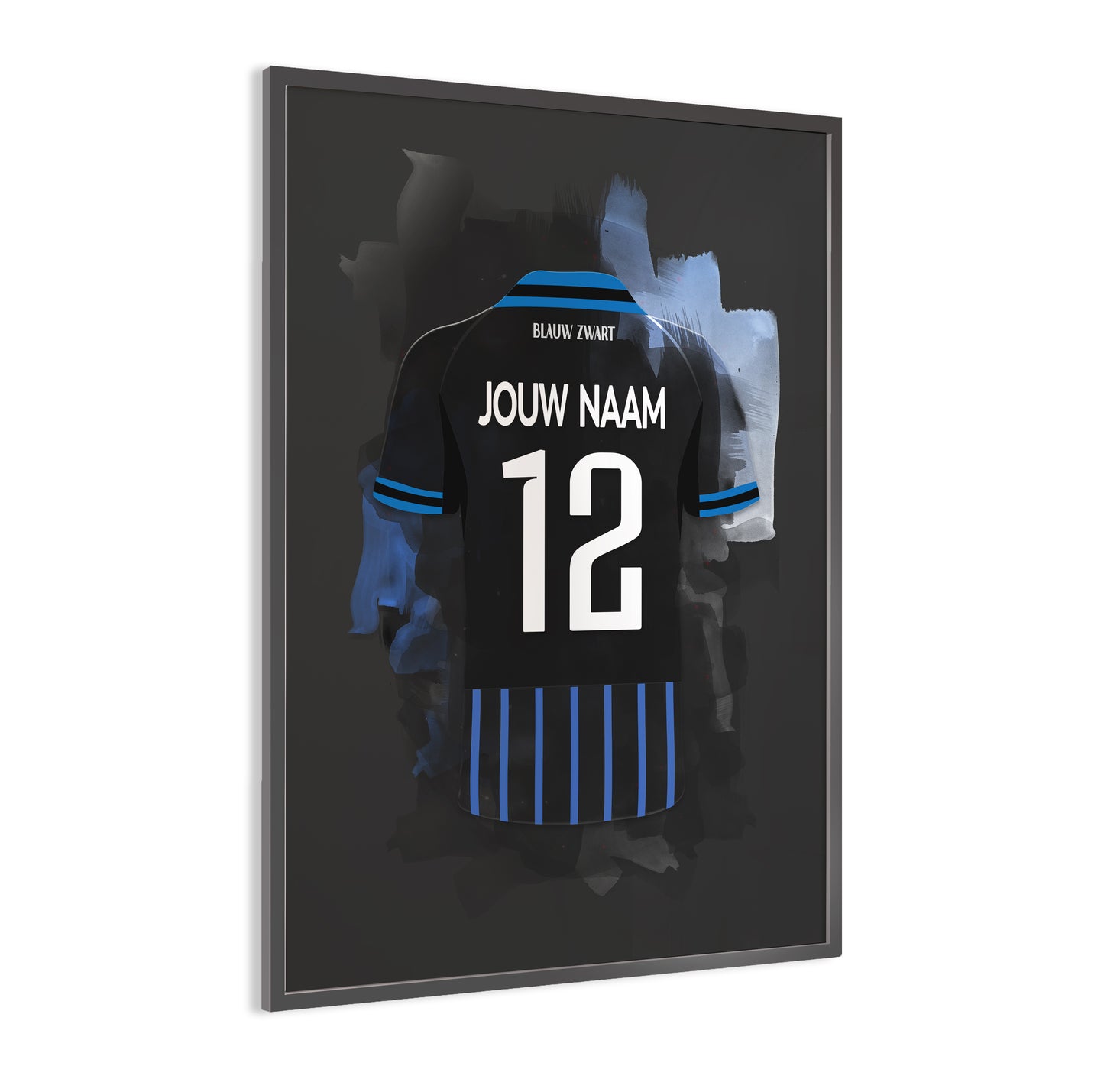 Club Brugge wanddecoratie - Gepersonaliseerde poster - Voetbal fan cadeau