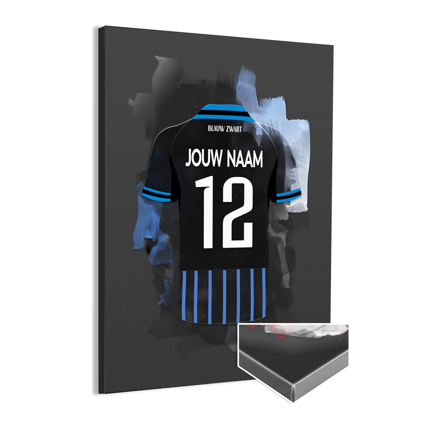 Club Brugge wanddecoratie - Canvas poster - Voetbal fan cadeau