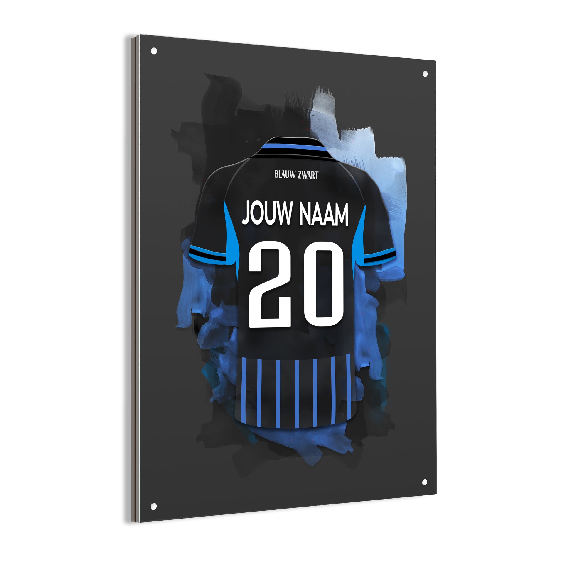 Club Brugge wanddecoratie - Dibond poster - Voetbal fan cadeau