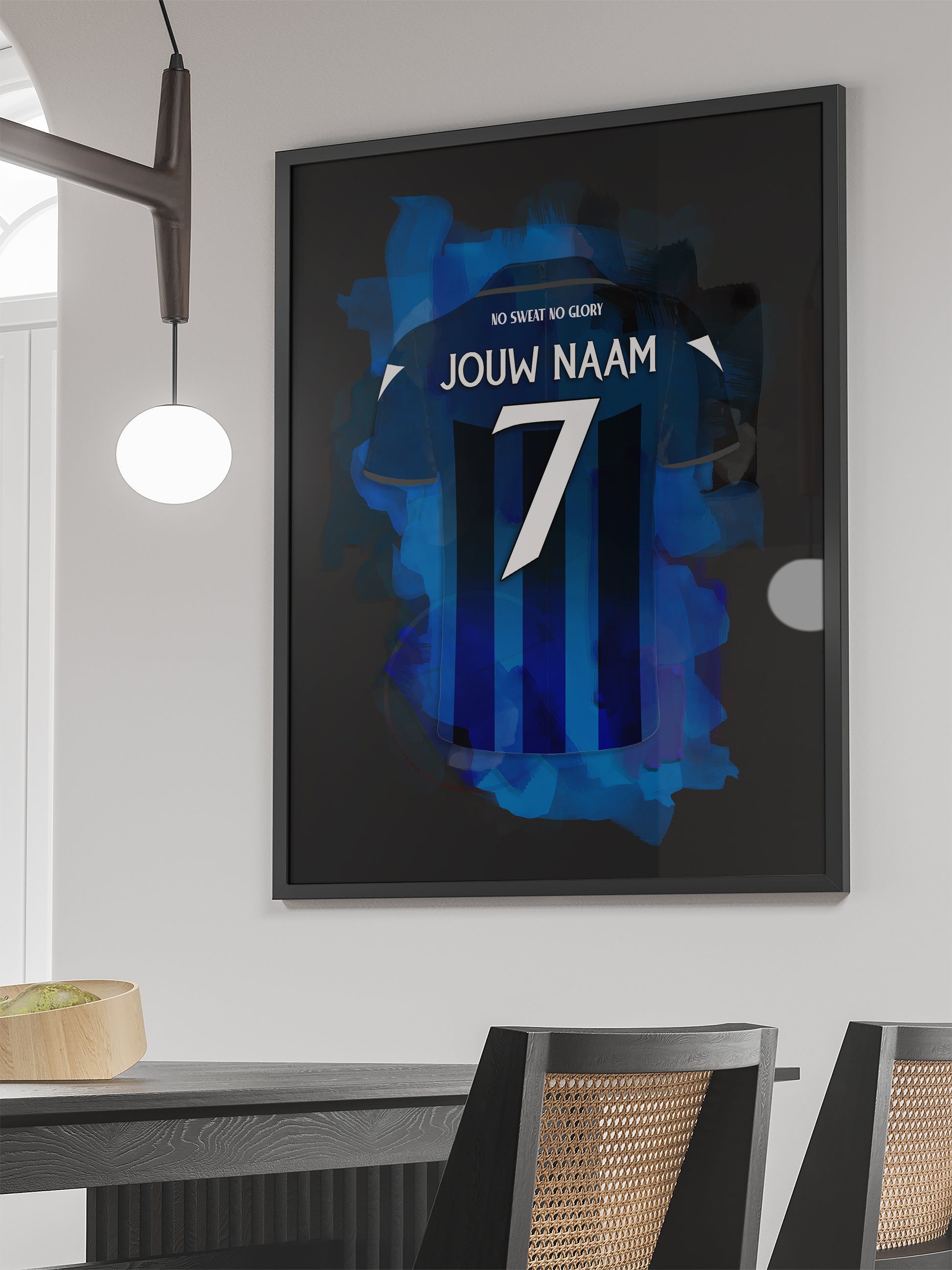 club brugge poster met personalisatie