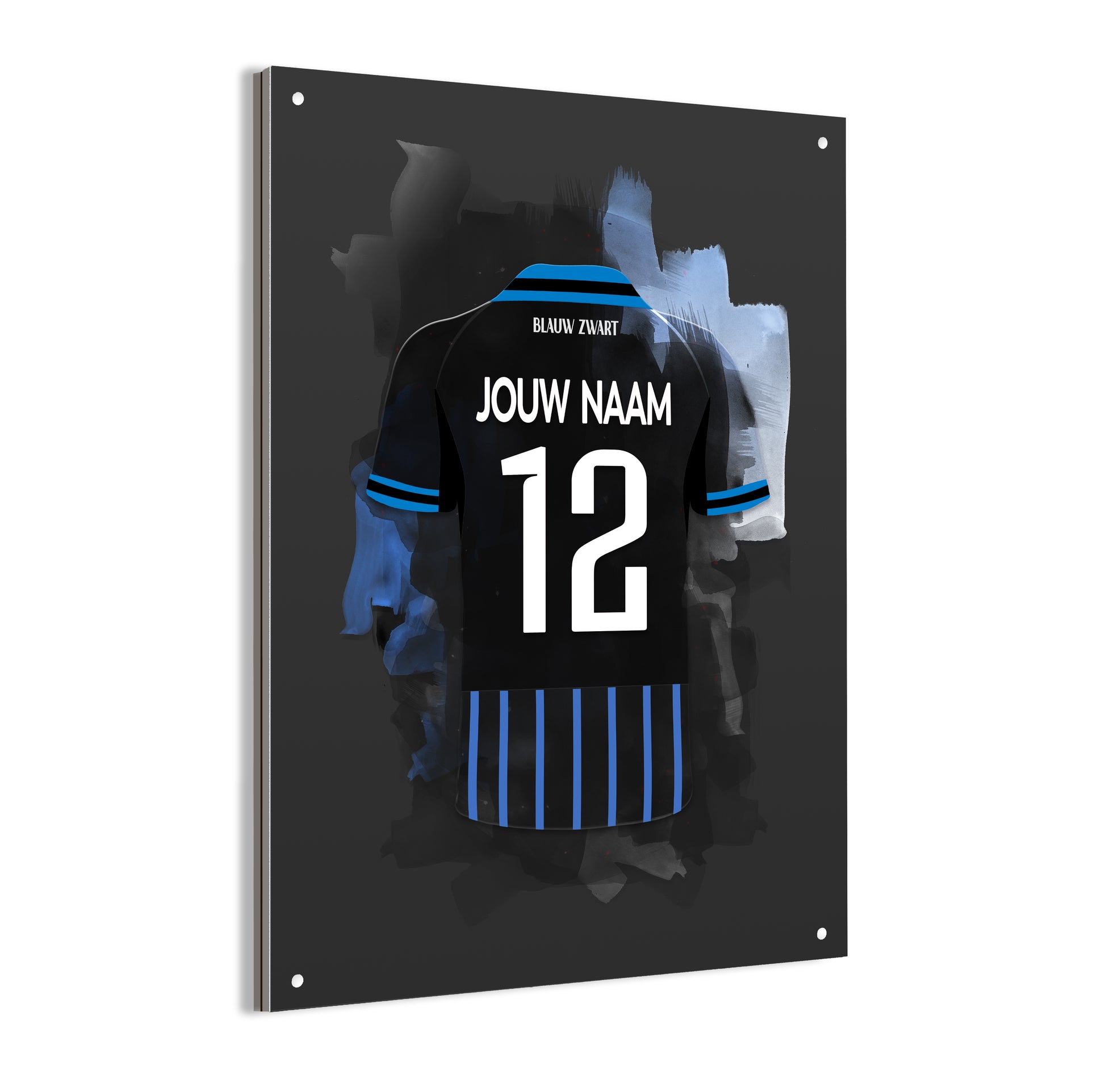 Club Brugge wanddecoratie - Dibond poster - Voetbal fan cadeau