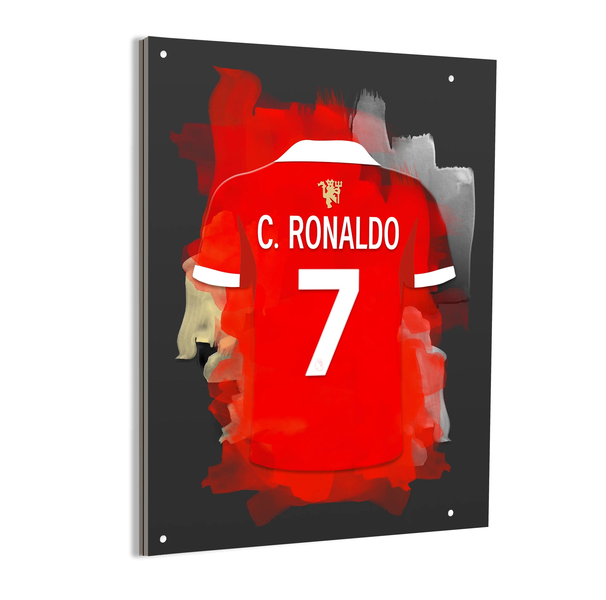 Cristiano Ronaldo Aluminium Dibond Mancave