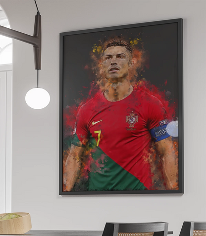 Cristiano Ronaldo Voetbal Poster Kopen Jongenskamer