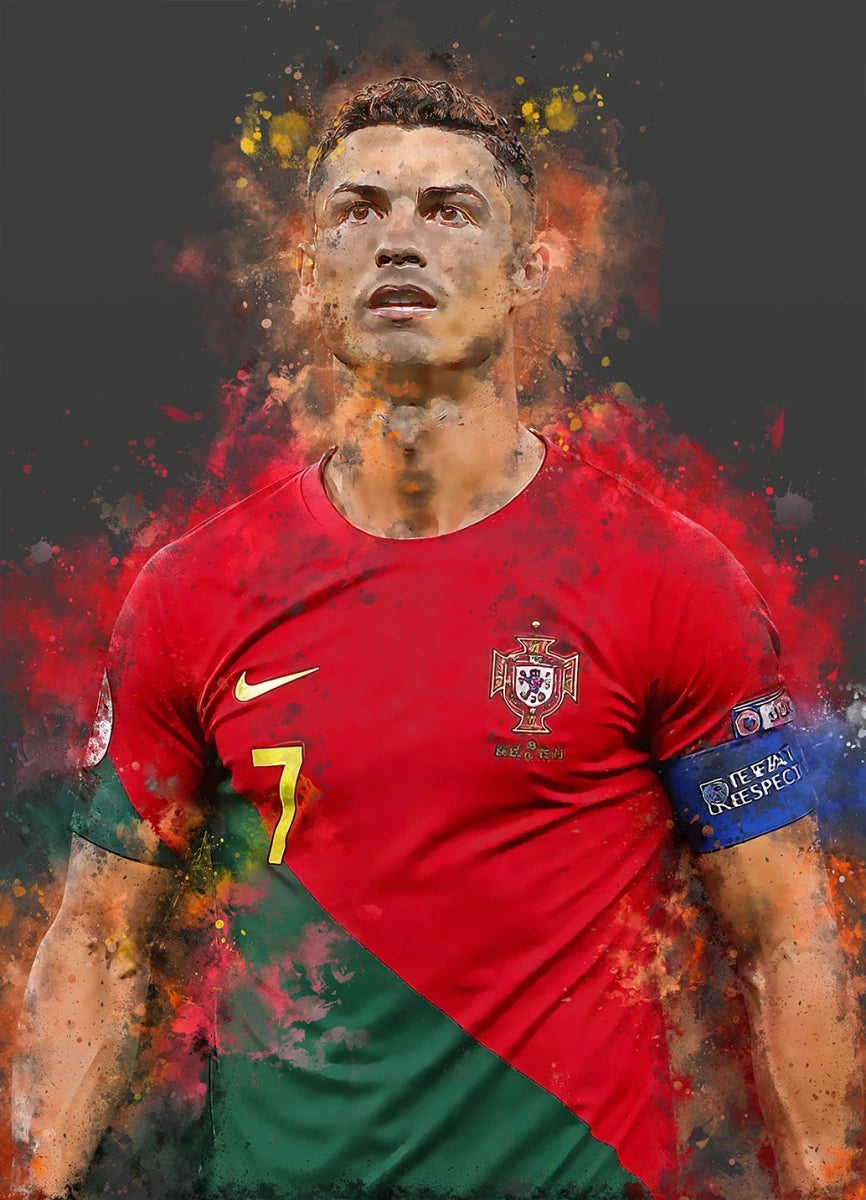 Cristiano Ronaldo Voetbal Poster Bestellen