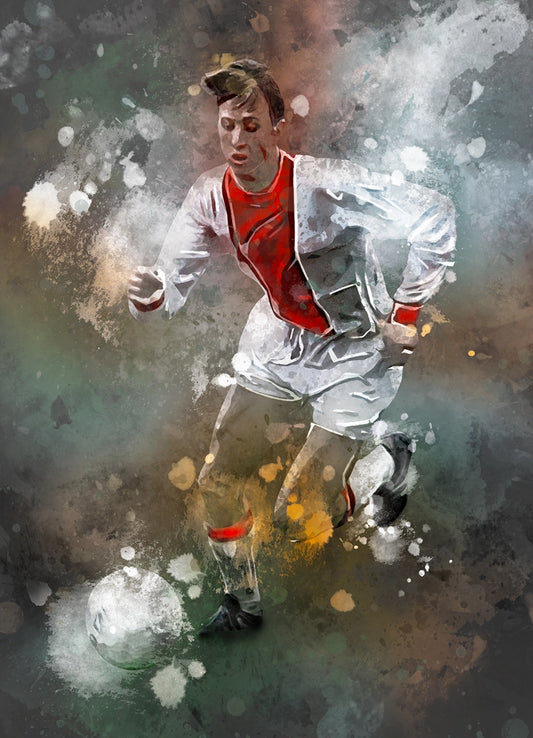 Johan Cruijff Ajax Voetbal Poster Kopen