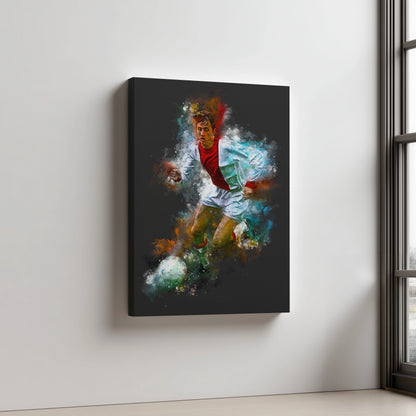 Cruijff Voetbal Wanddecoratie Canvas Mancave Cadeau