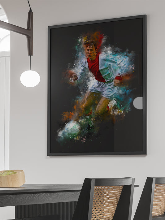 Cruijff voetbalposter - Wallofprints